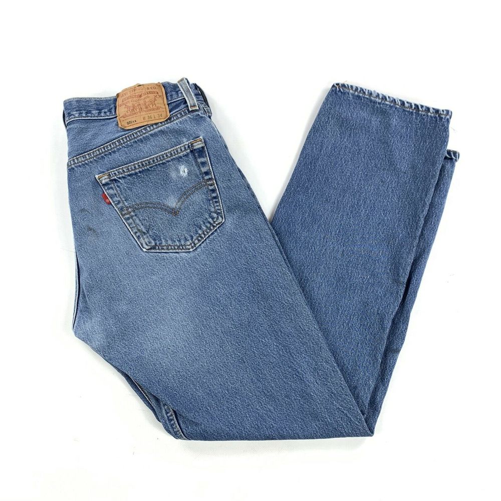 Vintage Levi's 501xx Made In The USA Blue Jeans